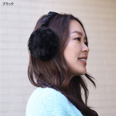 耳当て 耳あて イヤーマフ レディース メンズ 子供 キッズ 防寒 コンパクト マフラー ウォーマー 冬 あったか 自転車 折りたたみ （オフホワイト）｜詳細画像