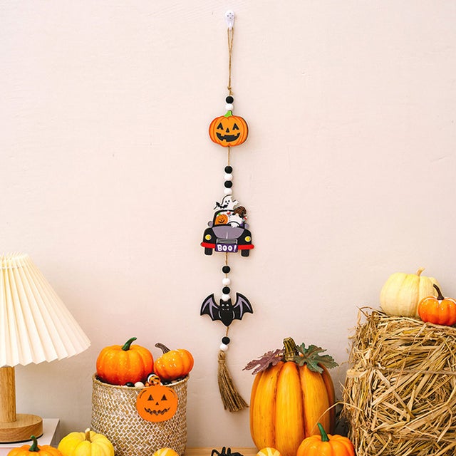 ハロウィン 飾り ディスプレイ 木 デコレーション 部屋 玄関 小物 装飾 グッズ かぼちゃ ゴースト コウモリ 雑貨 オーナメント 壁 （C）