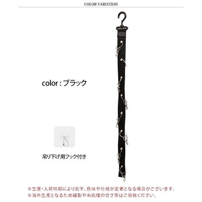 リアルスタイル REAL STYLE 帽子掛け 収納 壁 フック 壁掛け 玄関 おしゃれ ハンガー 吊り下げ キャップラック ホルダー インテリア 雑貨 省スペース スリム 扉 ドア （ブラック）｜詳細画像