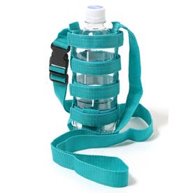 ボトルホルダー 水筒ホルダー ストラップ ショルダー ドリンクホルダー タンブラー ペットボトルホルダー マグ ベビーカー アウトドア キャンプ 学校 運動会 （マリンA）