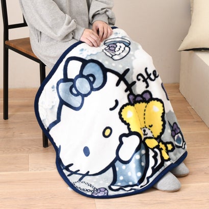 ひざ掛け ブランケット 70×100cm 厚手 小さめ おしゃれ 冬 クロミ ハローキティ はぴだんぶい キャラクター 毛布 暖かい 防寒 （ハローキティ）｜詳細画像
