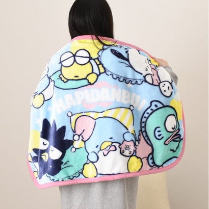 ひざ掛け ブランケット 70×100cm 厚手 小さめ おしゃれ 冬 クロミ ハローキティ はぴだんぶい キャラクター 毛布 暖かい 防寒 （クロミ）｜詳細画像