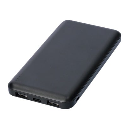 モバイルバッテリー 軽量 大容量 準固体 PSE認証 10000mAh iPhone Android Type-C 燃えにくい 超安全 機内持ち込み （ブラック）｜詳細画像