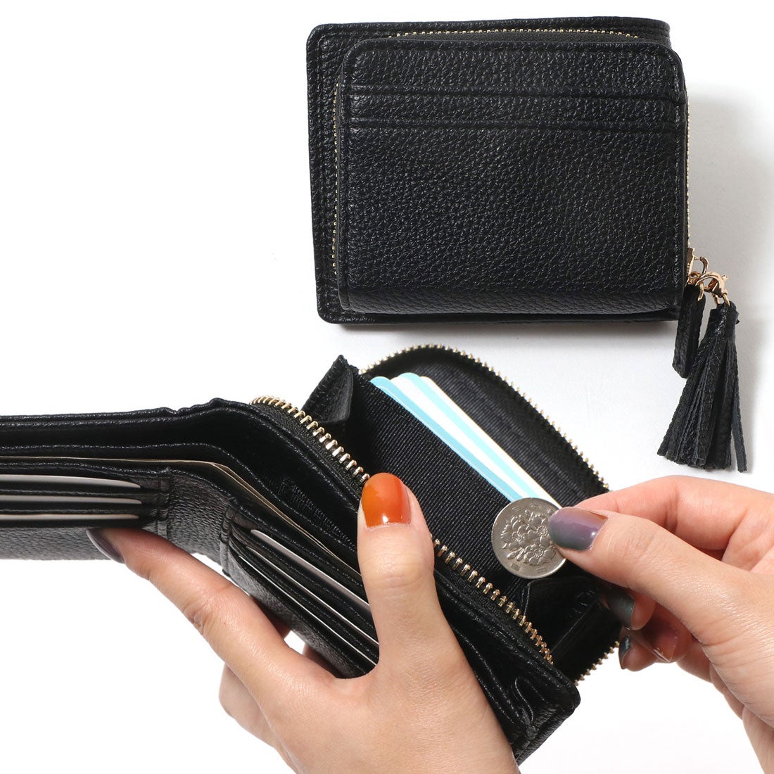 リアルスタイル REAL STYLE 財布 二つ折り 使いやすい じゃばらカード