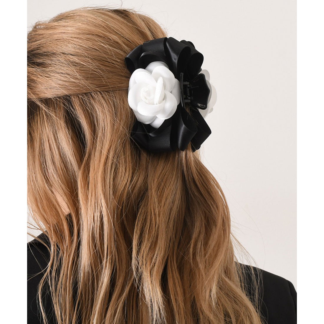 リアルスタイル REAL STYLE ヘアクリップ 大きめ リボン 花 フラワー