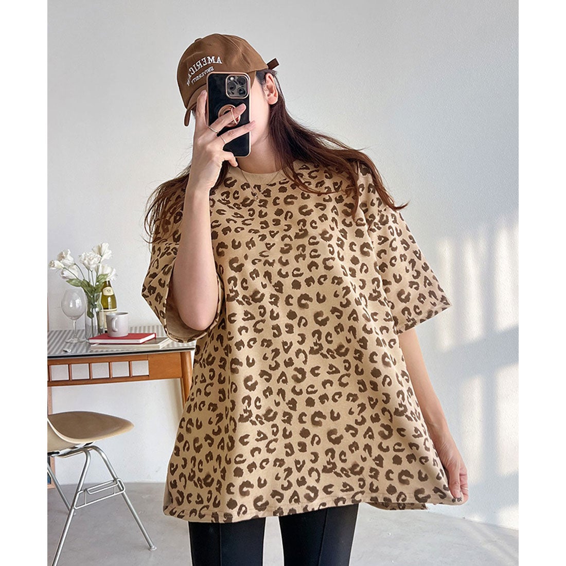 リアルスタイル REAL STYLE Tシャツ カットソー 半袖 韓国 裏起毛 