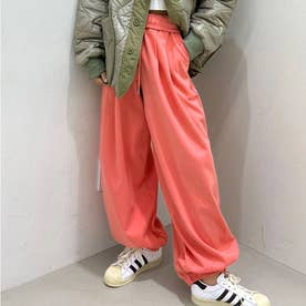 スウェット パンツ レディース 下 ズボン 綿 部屋着 体型カバー ワイド ダンス 韓国 衣装 ジョガーパンツ （ピンク）