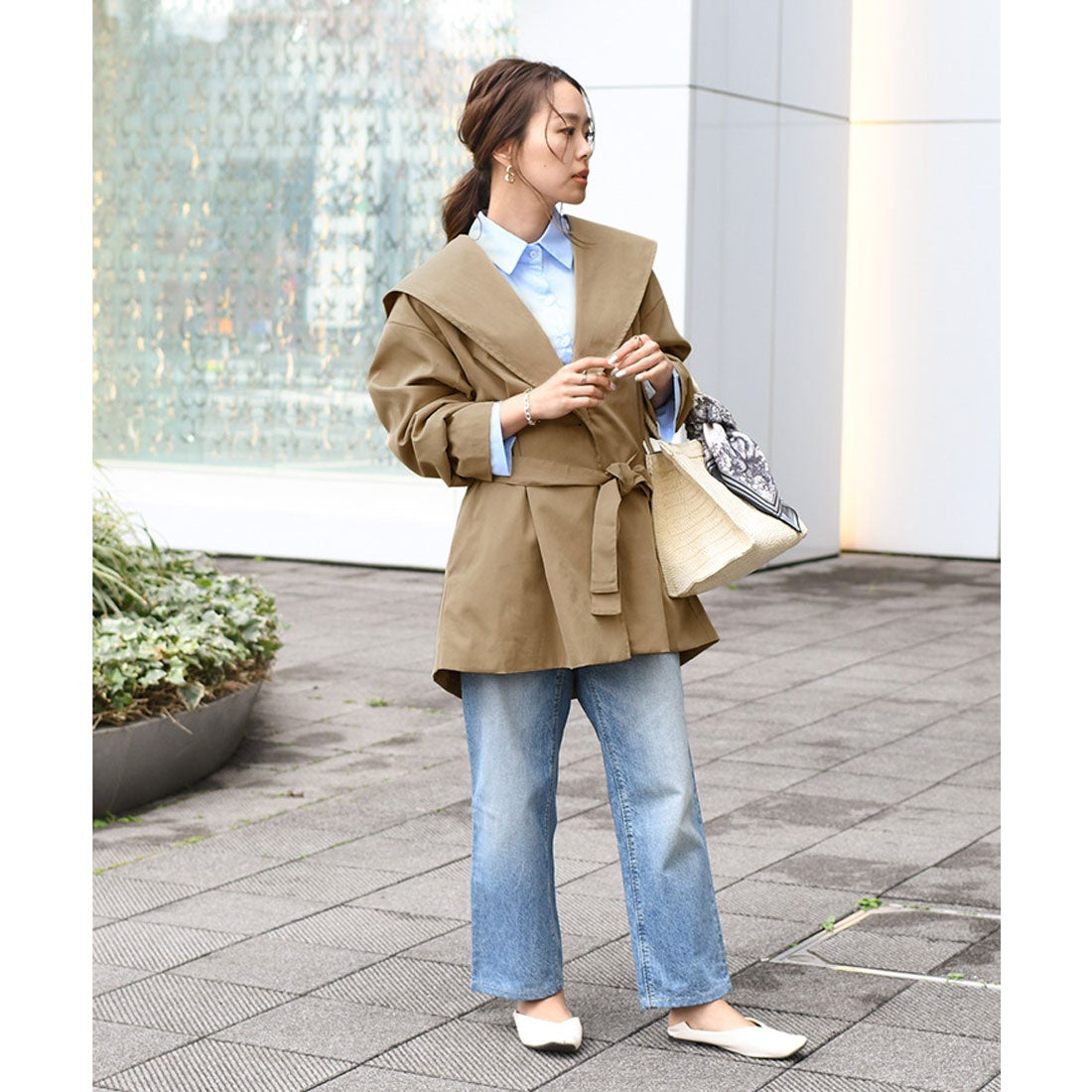 リアルスタイル REAL STYLE スプリングコート 2023 トレンチコート