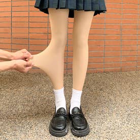 裏起毛タイツ 肌色 ベージュ レディース フェイク 130 180 230 300 デニール 厚手 暖かい 防寒 下着 インナー 冬 通勤 履く毛布 穿く毛布 （ナチュラルベージュ）
