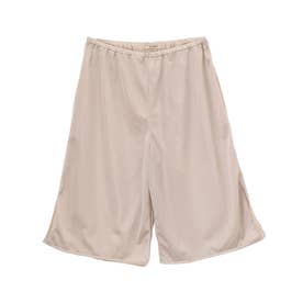 ペチコート ペチパンツ 膝下 膝丈 大きいサイズ 夏 レディース インナー 下着 肌着 ペチコートパンツ インナーパンツ 吸水速乾 汗ジミ防止 太ももの裏 （ベージュ）