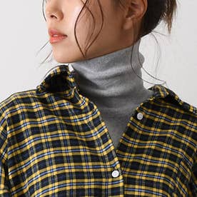 微起毛付け襟タートルネック レディース メンズ 男女兼用 ユニセックス トップス つけ襟 ニット レイヤード 重ね着 無地 シンプル ハイネック 小物 雑貨 （グレー）