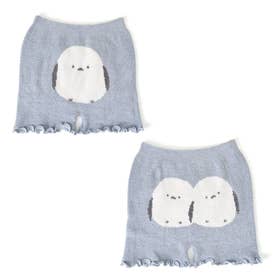 腹巻きパンツ レディース 腹巻き 腹巻 あったか 温活 暖かい 冷え取り 冷え性 インナー 肌着 締め付けない もちもち なめらか 就寝 動物 （シマエナガブルー）
