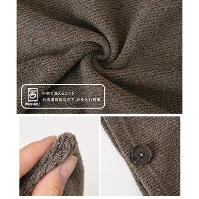 ポンチョ ニット ベスト レディース トップス 大きいサイズ ゆったり 体型カバー 厚手 秋 冬 上着 寒さ対策 防寒 あったか おしゃれ 韓国ファッション チンチャコリア （チャコール）｜詳細画像