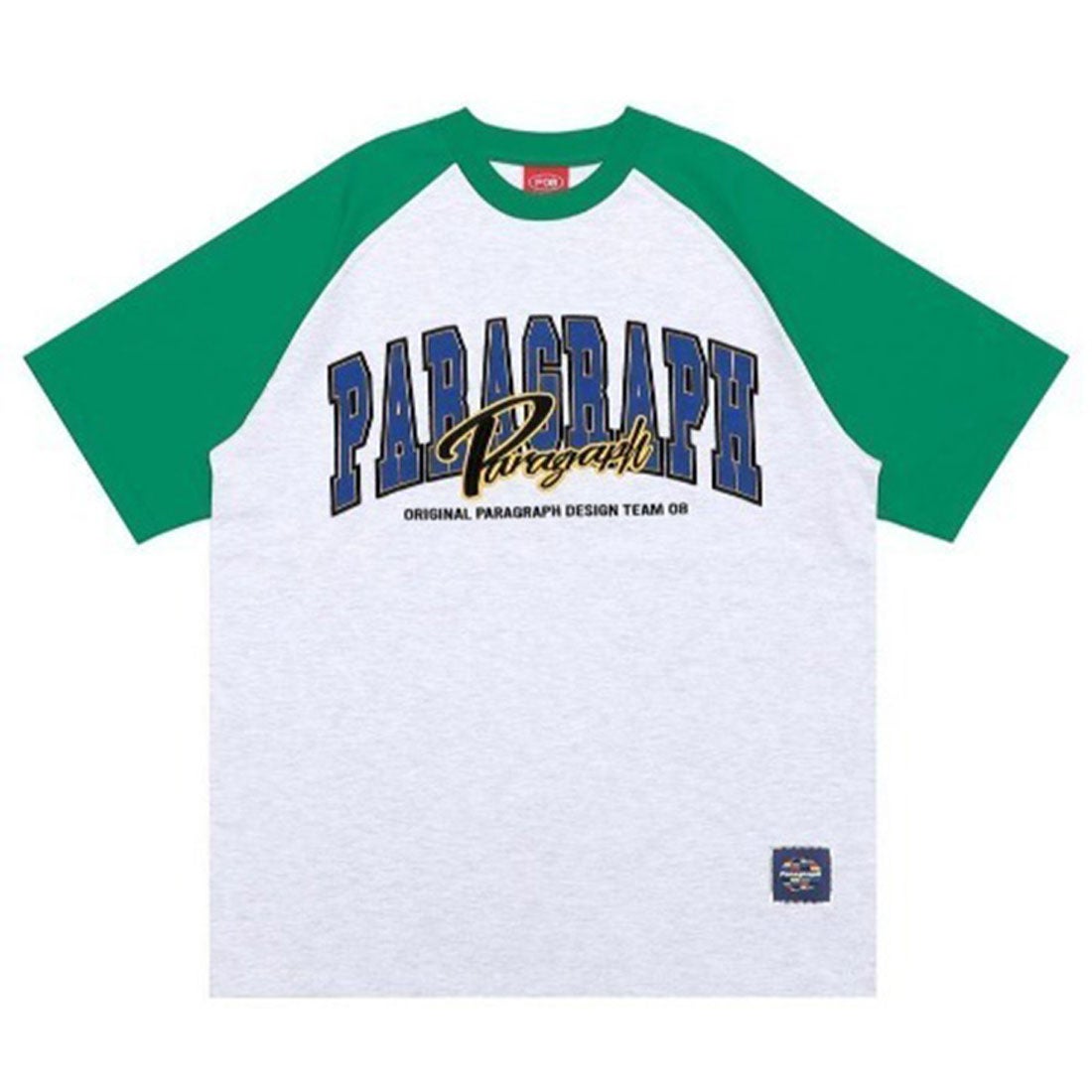 リアルスタイル REAL STYLE PARAGRAPH パラグラフ Tシャツ 正規品 メンズ レディース 公式 韓国 ブランド 半袖 ロゴ 刺繍 春夏 グリーン -靴 ファッション通販 自宅で試着 気軽に返品