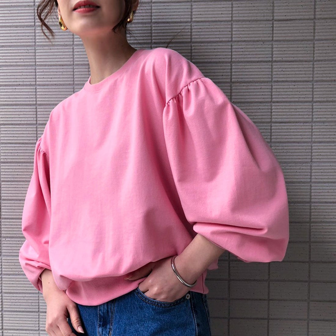 リアルスタイル REAL STYLE スウェット レディース 上 トップス 長袖 