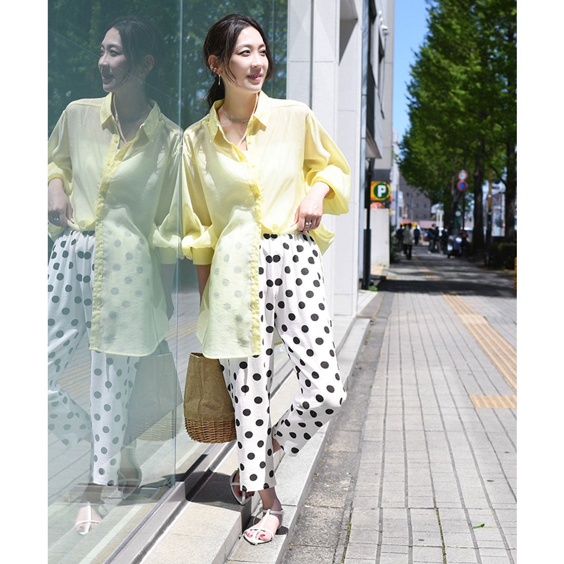 リアルスタイル REAL STYLE ワイドパンツ レディース 春 夏 涼しい