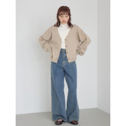 レトロガール RETRO GIRL ネップニットカーディガン （WHT4）｜詳細画像