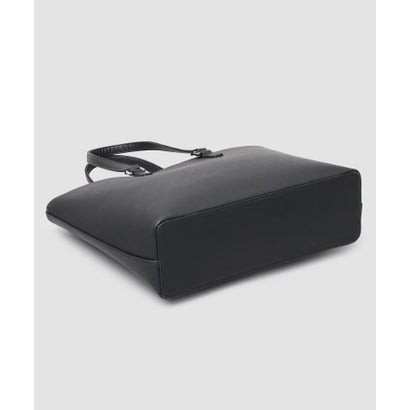 レジスタ REGiSTA フロントジップトートバッグ A4対応 14インチ相当PC対応 クッションポケット 約12.0cmマチ YKK製ファスナー 自立 肩掛け対応 （ブラック(サフィアーノ調)）｜詳細画像