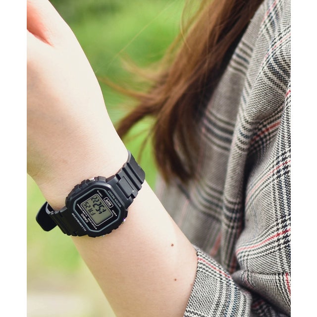CASIO スタンダードデジタルミニ腕時計（シルバー）