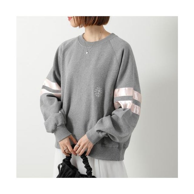 repetto スウェットシャツ Satin sweatshirt S0573A （293/GRIS-CHINE/グレー）