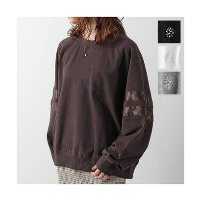 レペット Repetto repetto スウェットシャツ Satin sweatshirt S0573A （340/CHOCOLAT/ブラウン）｜詳細画像