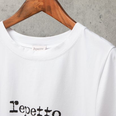 レペット repetto R0257 ロゴ入りショートスリーブTシャツ （ホワイト）｜詳細画像