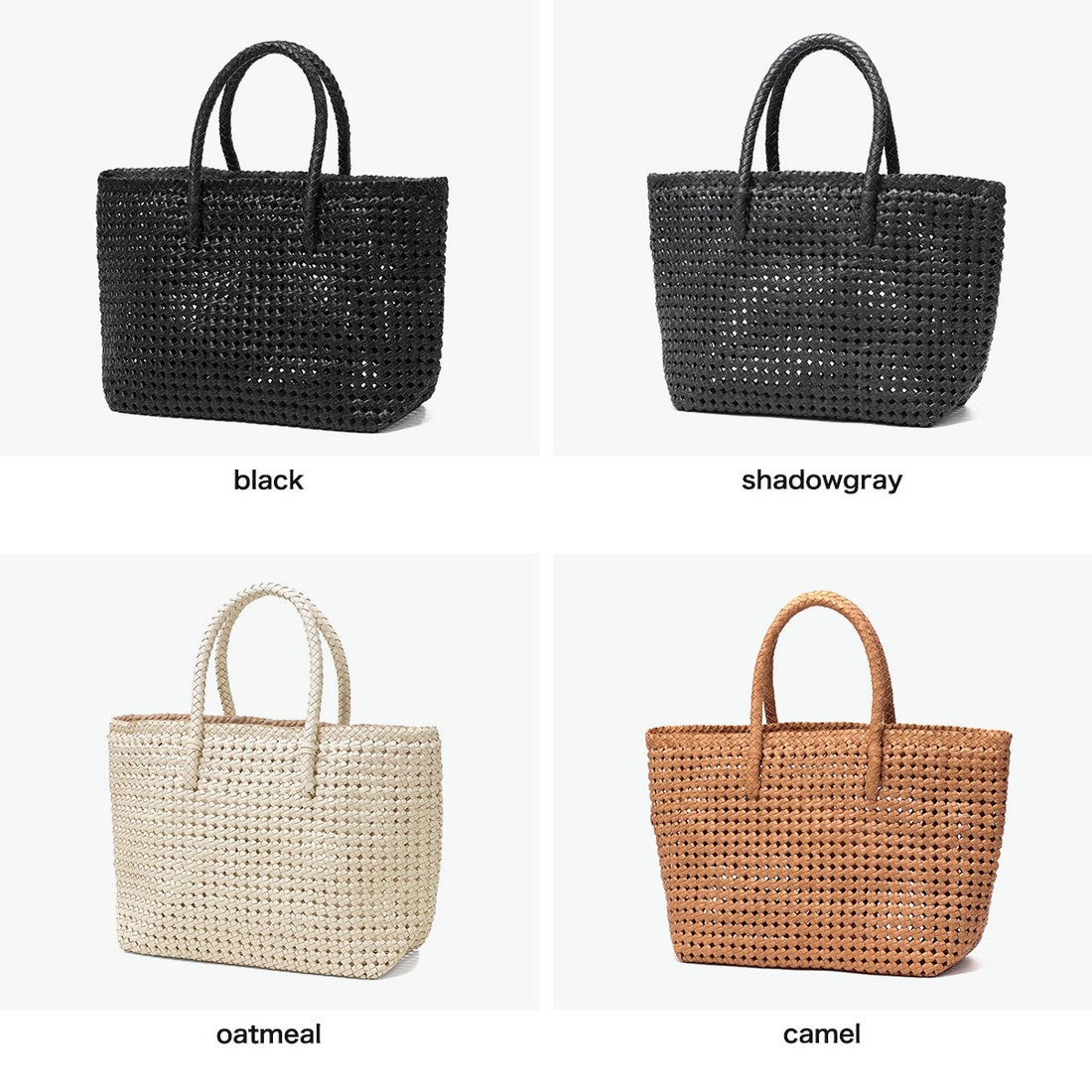 REN ゴートメッシュ トートバッグ レザー ヤギ革 白系 レン REN トートバッグ レディース 小さめ 軽量 ブランド ヤギ革