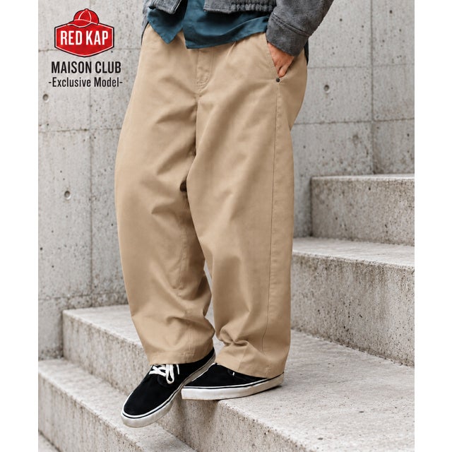 MAISON CLUB 限定商品 エッセンシャルTCツイルカーブパンツ （ベージュ）