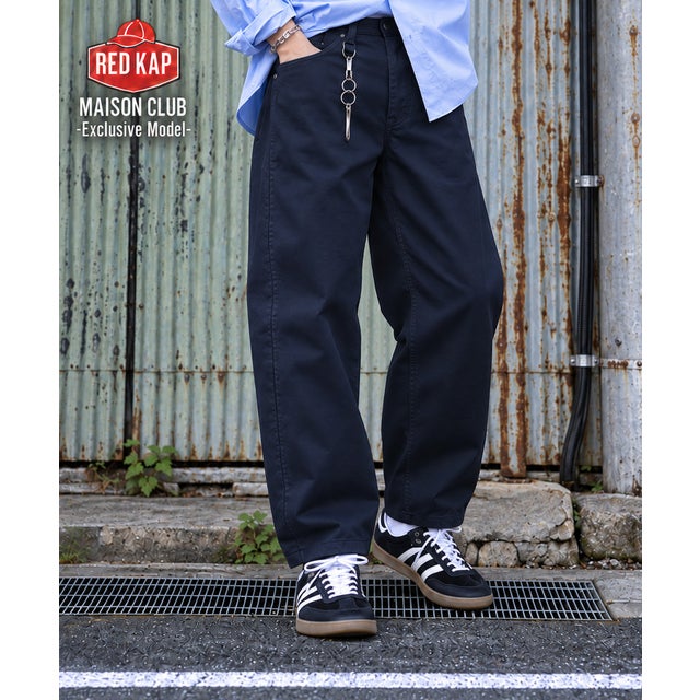 MAISON CLUB 限定商品 エッセンシャルTCツイルカーブパンツ （ネイビー）