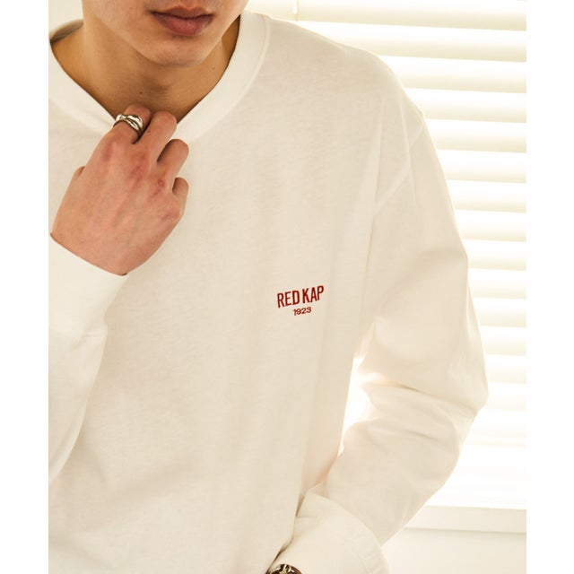 エンブレムロングTシャツ （ホワイト）