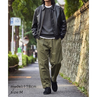 限定商品 PT38別注 ウォッシュドハードツイルコットン HARD TWILL 2TUCK PANTS【セットアップ対応】｜詳細画像