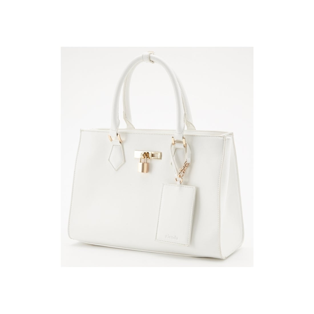 rienda フロントカデナミディBAG ホワイト -ファッション通販 FASHION 