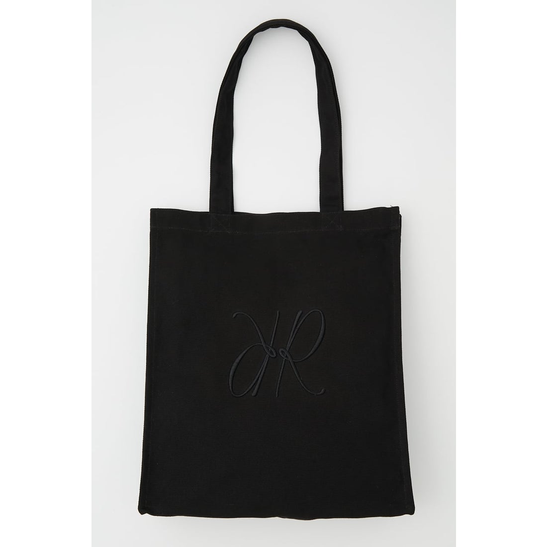 rienda rロゴスクエアキャンバストートBAG BLK -ファッション通販 