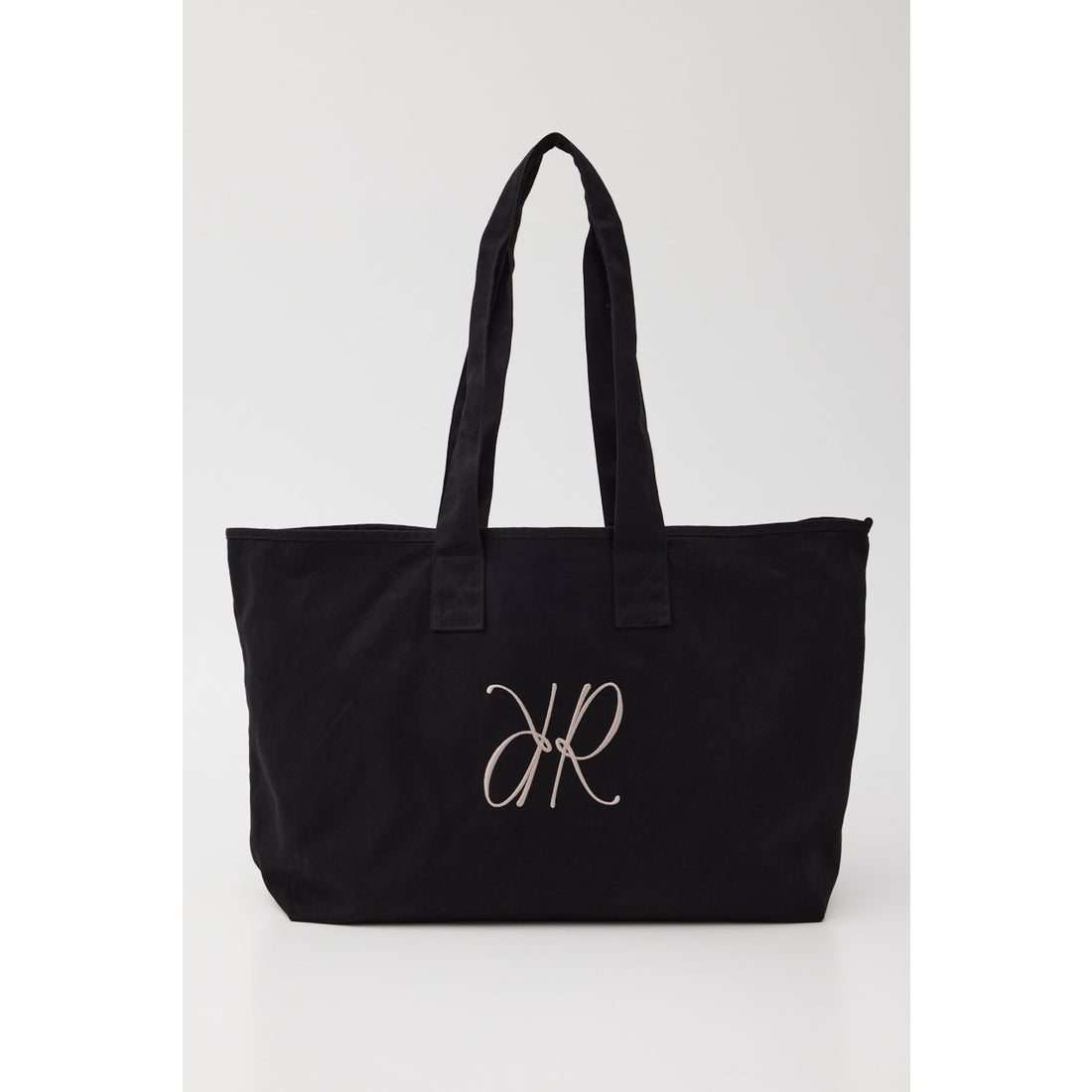 rienda Rロゴキャンバスビッグトートバッグ BLK -ファッション通販 