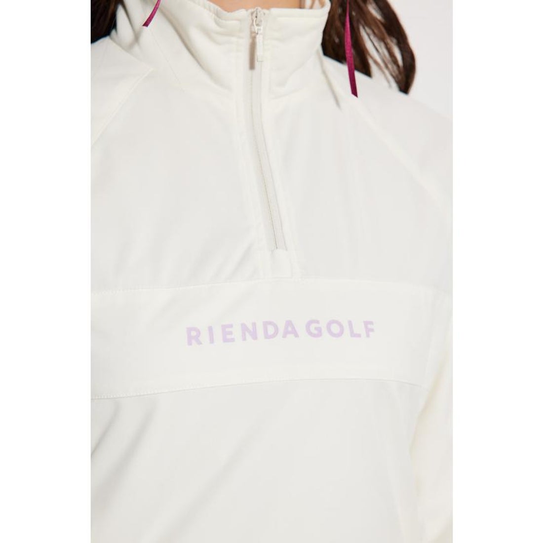 リエンダ rienda ハーフジップライトブルゾン （WHT） - ファッション 