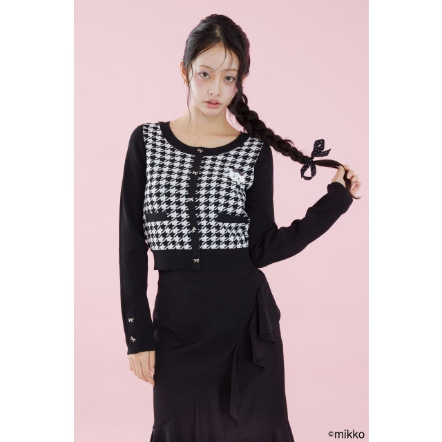 Lil ala modeニットトップス BLK