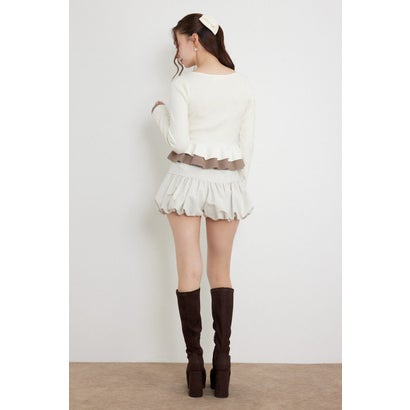 バルーンミニショートパンツ BLK｜詳細画像