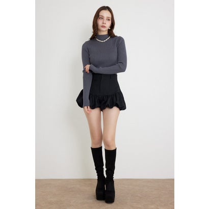バルーンミニショートパンツ BLK｜詳細画像