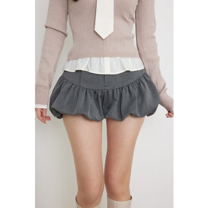 バルーンミニショートパンツ GRY｜詳細画像