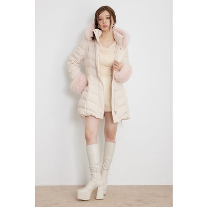 26AW Aラインダウンワンピコート L/PNK1｜詳細画像
