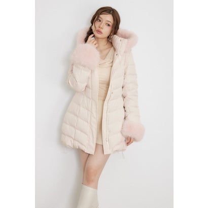 26AW Aラインダウンワンピコート L/PNK1｜詳細画像