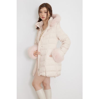 26AW Aラインダウンワンピコート L/PNK1｜詳細画像