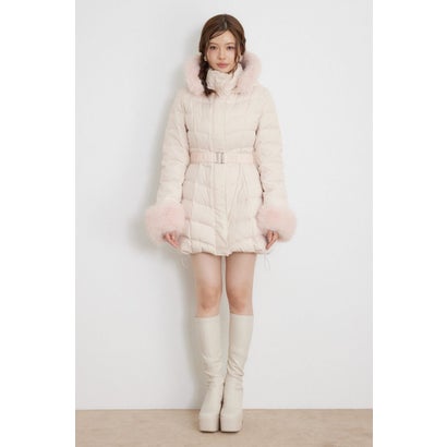 26AW Aラインダウンワンピコート L/PNK1｜詳細画像