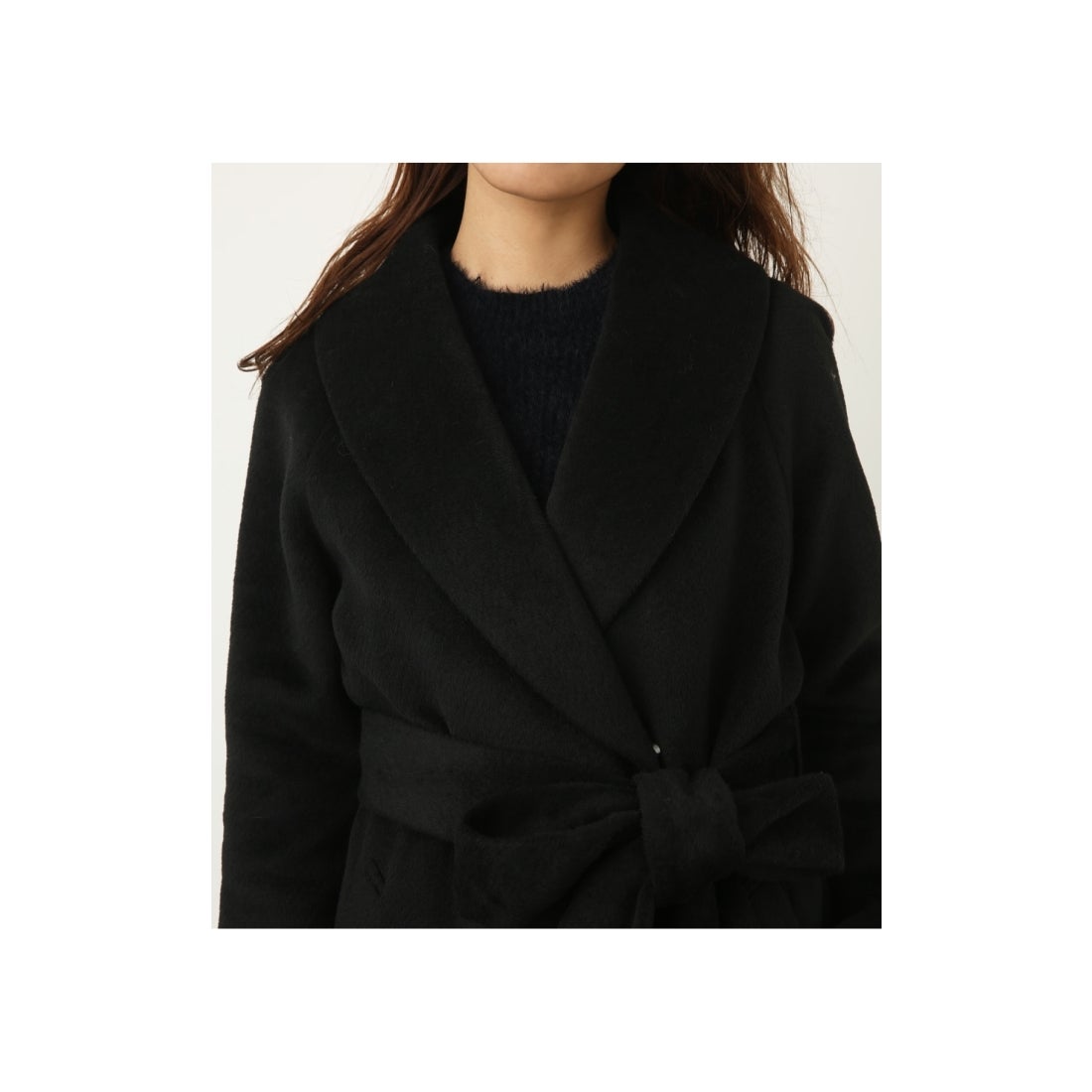 rienda ターンカラーガウンコート ベージュ -ファッション通販 FASHION 