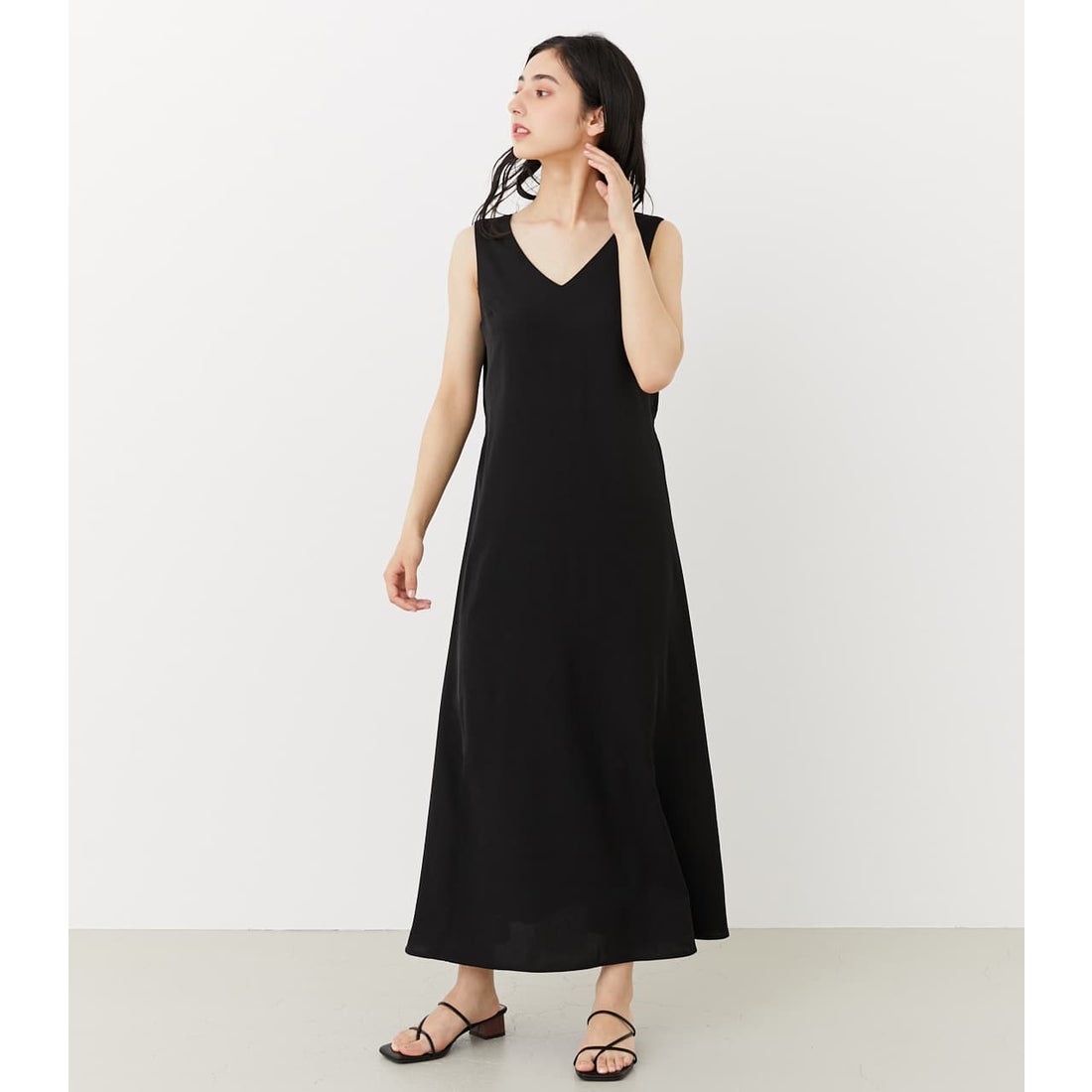 rienda バックオープンイージーOP BLK -ファッション通販 FASHION WALKER