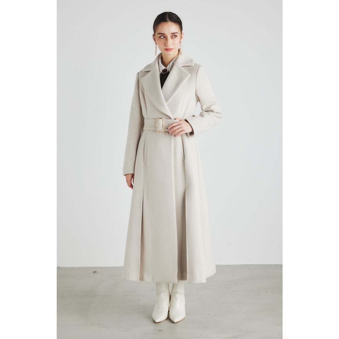 rienda ティペットSETレディーロングCT BEG -ファッション通販 FASHION 