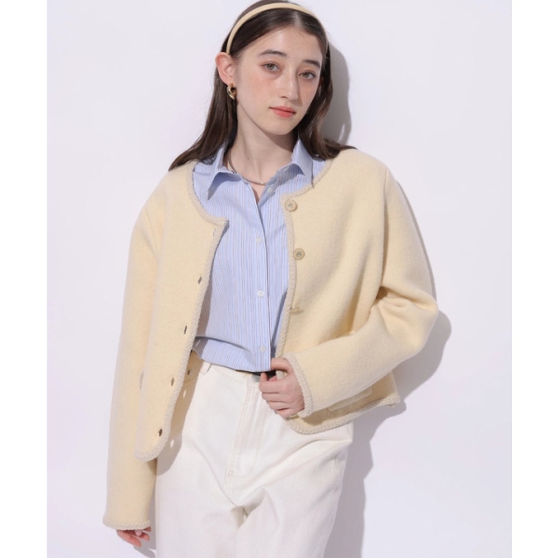 リランドチュール Rirandture 〈POLO BCSコラボ〉オーバーサイズシャツ