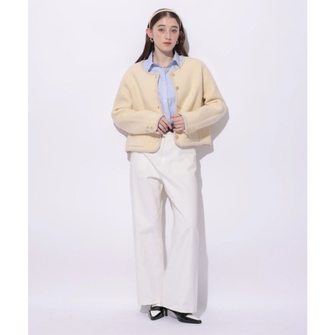 リランドチュール Rirandture 〈POLO BCSコラボ〉オーバーサイズシャツ