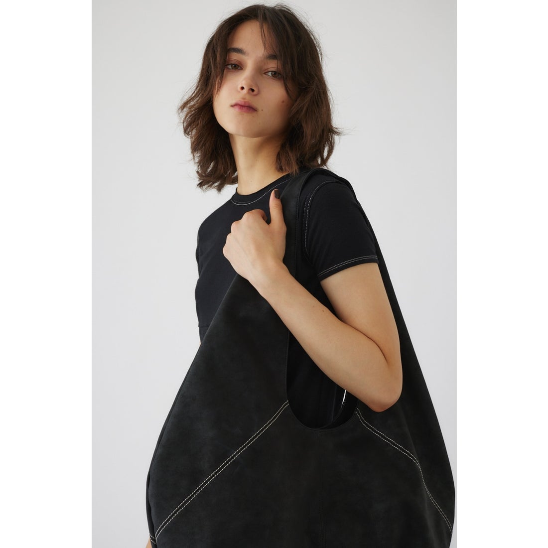 RIM.ARK Vintage like shoulder bag BLK -ファッション通販 FASHION WALKER
