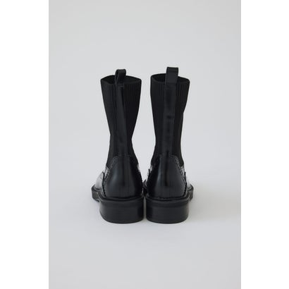 Wingtip chelsea boots BLK｜詳細画像